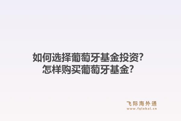 如何选择葡萄牙基金投资？怎样购买葡萄牙基金？