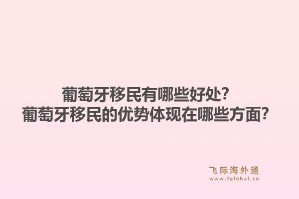 葡萄牙移民有哪些好处？葡萄牙移民的优势体现在哪些方面？1.jpg