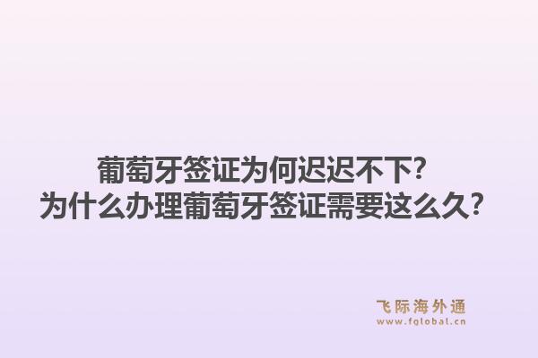 葡萄牙签证为何迟迟不下？为什么办理葡萄牙签证需要这么久？1.jpg