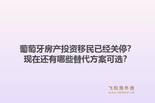 葡萄牙房产投资移民已经关停?现在还有哪些替代方案可选?1.jpg